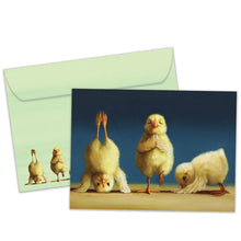 Tree Free Greetings Chick Yoga All Occassion Card