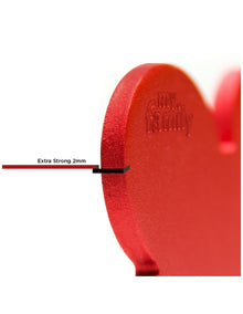 My Family Basic Bone Red - Engravable ID Tag