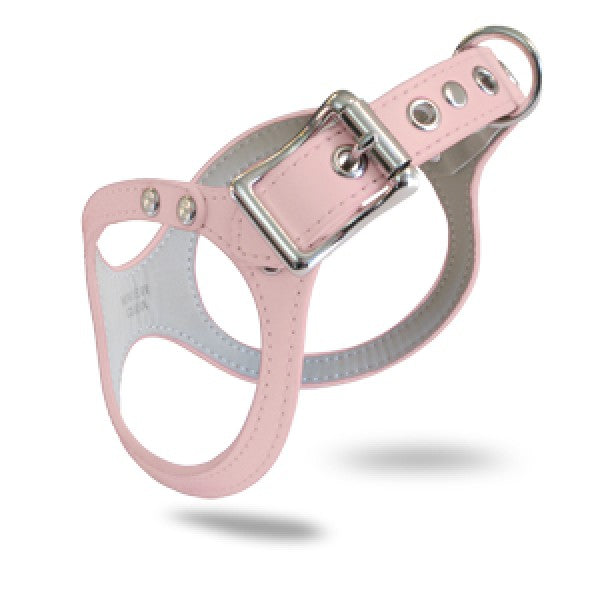 Buddy Belts🍁 Light Pink Genuine Leather Harness