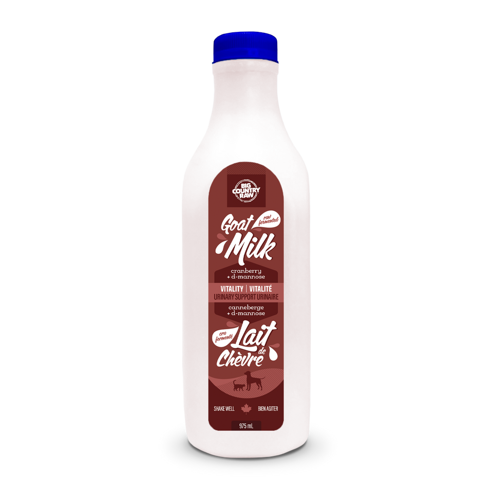 Big Country Raw 🍁Raw Goat Milk Vitality (Cranberry) - 975 mL