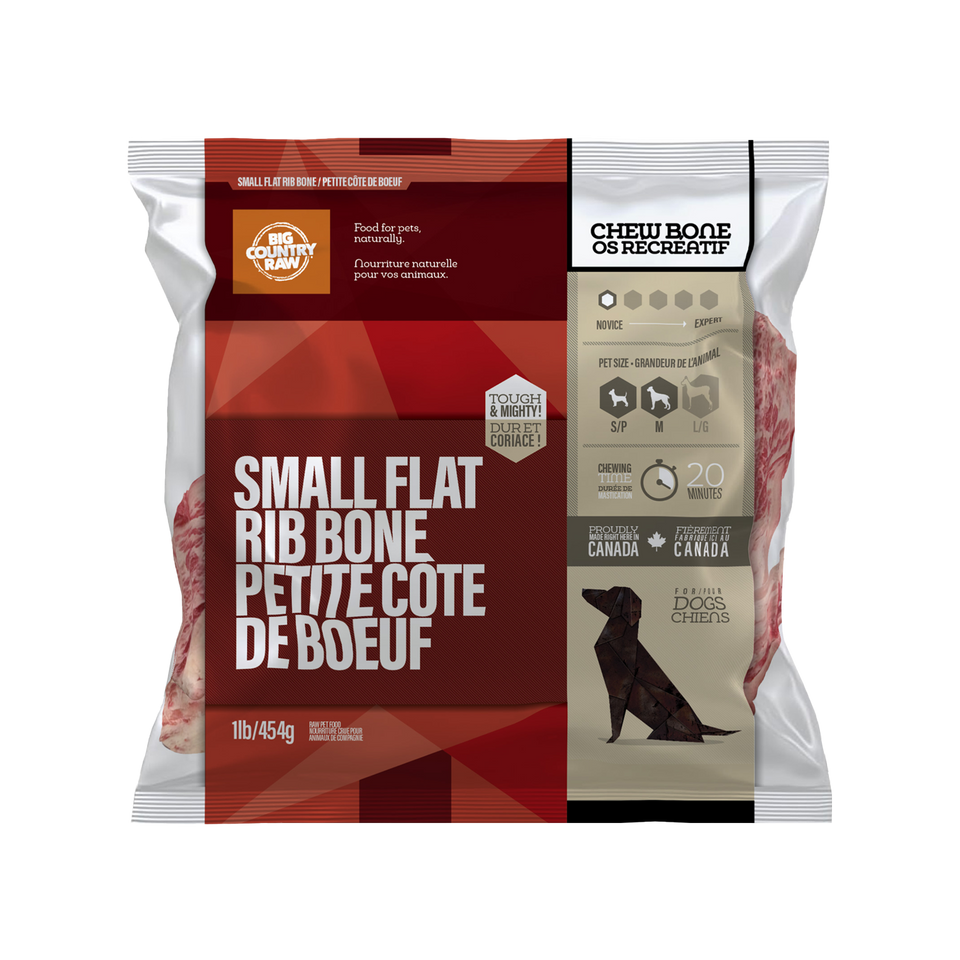 Big Country Raw 🍁Flat Rib Bone Small 1lb