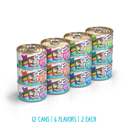 Weruva OMG Rainbow Road  Variety Pack for Cats 12 x 2.8oz