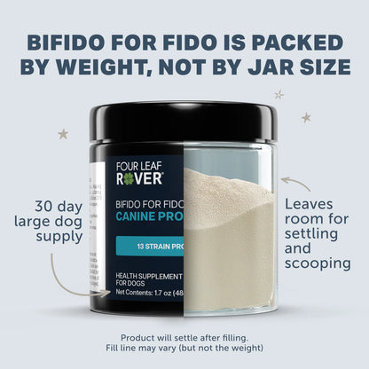 Four Leaf Rover Bifido for Fido Gut Health for Dogs 48.3g