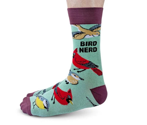 Bird Nerd Socks - For Him 🍁 Uptown Sox
