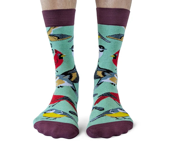 Bird Nerd Socks - For Him 🍁 Uptown Sox