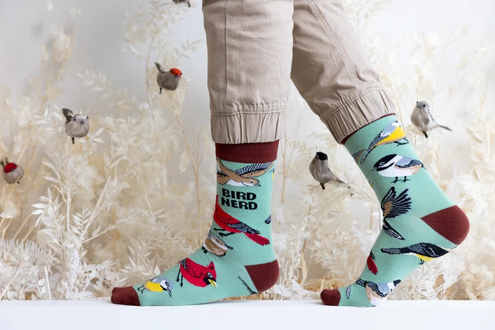 Bird Nerd Socks - For Him 🍁 Uptown Sox