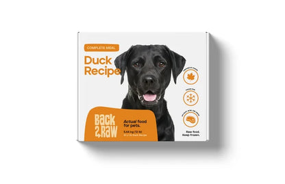 Back2Raw™🍁Complete Duck Recipe Frozen Dog Food 12lb