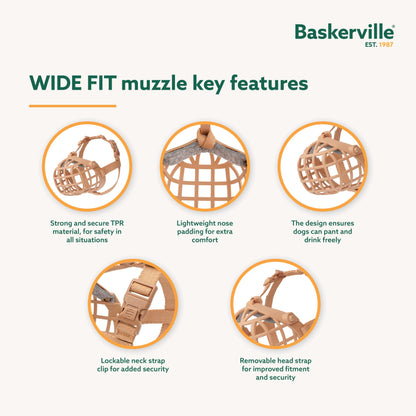 Baskerville Wide Fit Muzzle
