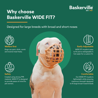 Baskerville Wide Fit Muzzle