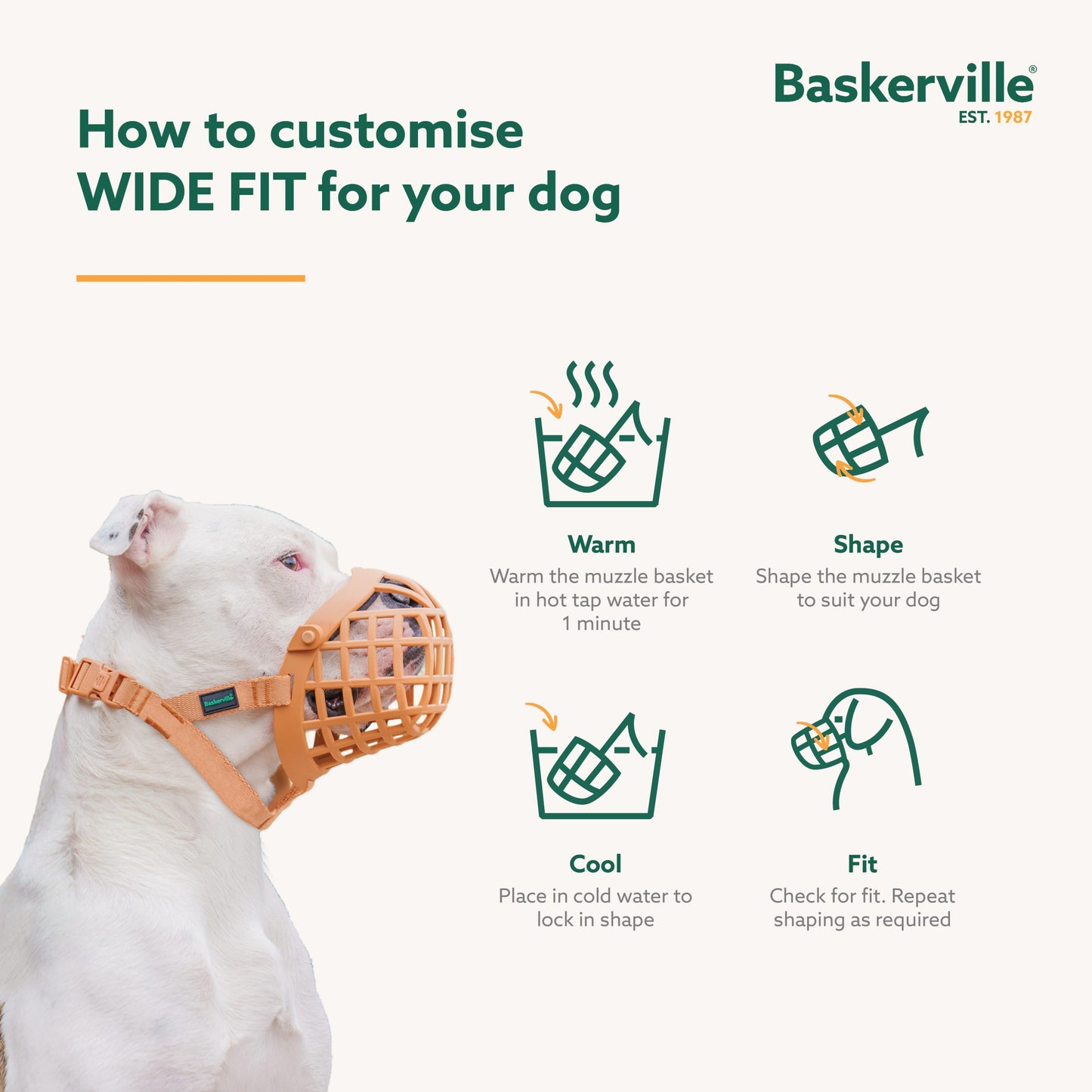 Baskerville Wide Fit Muzzle