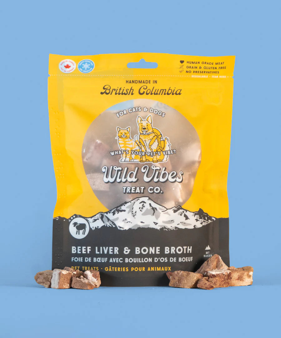 Wild Vibes Treat Co. Beef Liver & Bone Broth 80g