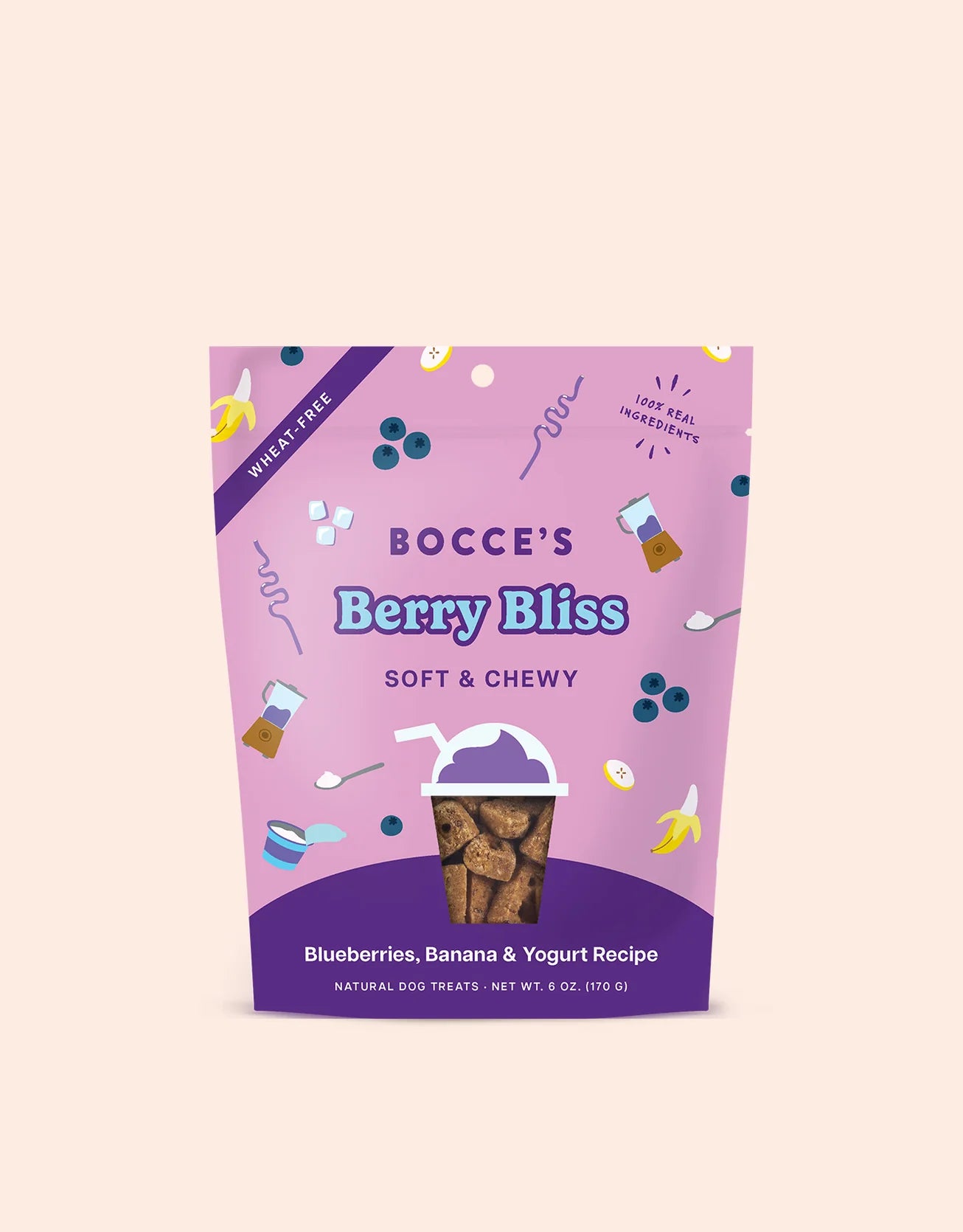 Bocce's Bakery Berry Bliss Biscuits 6oz