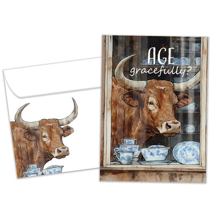Tree Free Greetings🍁Age Gracefully Birthday Card