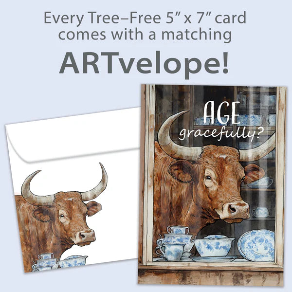 Tree Free Greetings🍁Age Gracefully Birthday Card