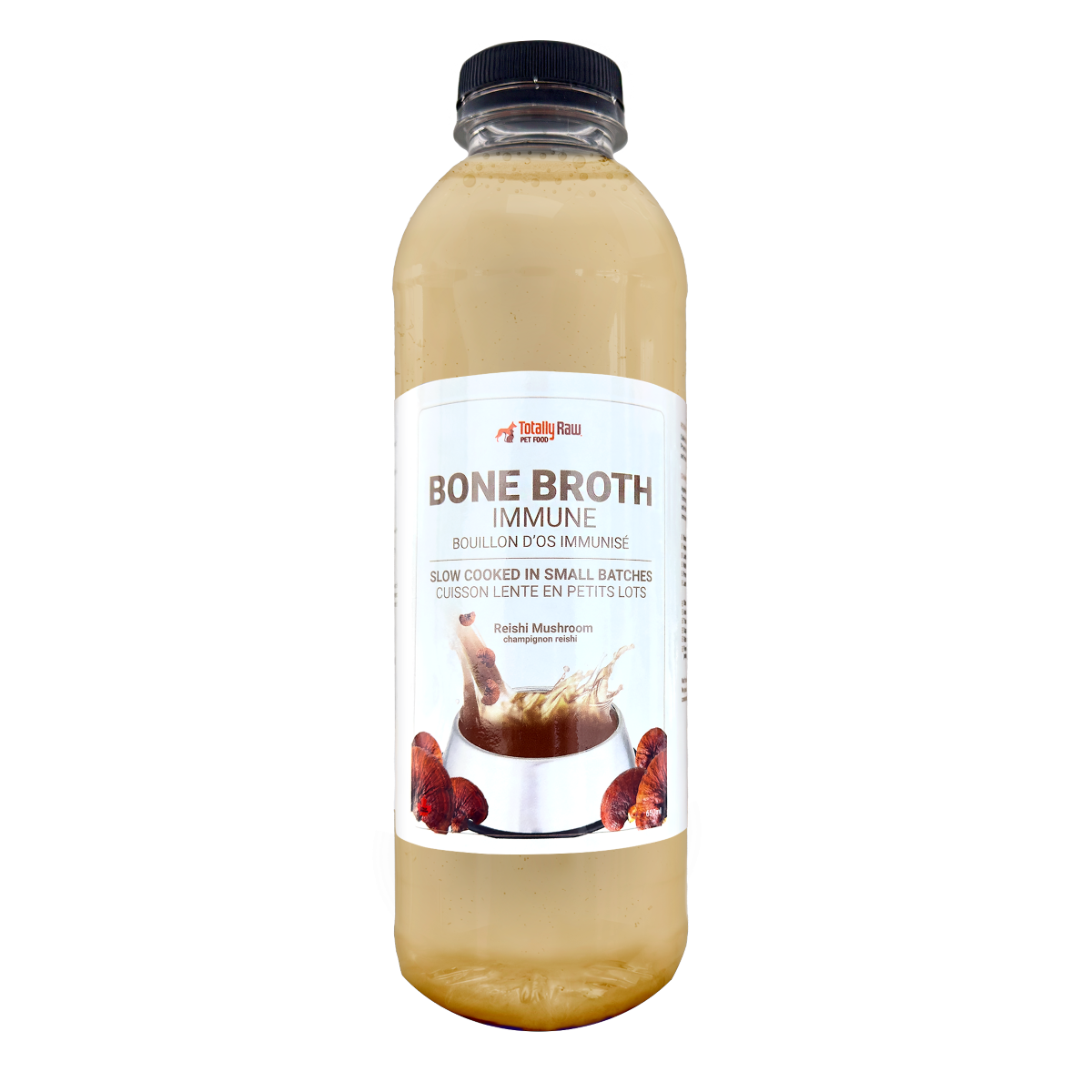 Totally Raw 🍁Frozen Immune Superfood Bone Broth Beef & Reishi - 650ml