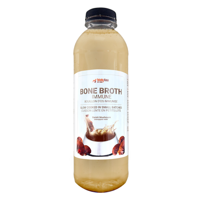 Totally Raw 🍁Frozen Immune Superfood Bone Broth Beef & Reishi - 650ml