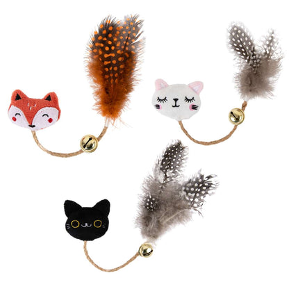 Brookbrand 🍁Black Cat Rope Toy with Bell