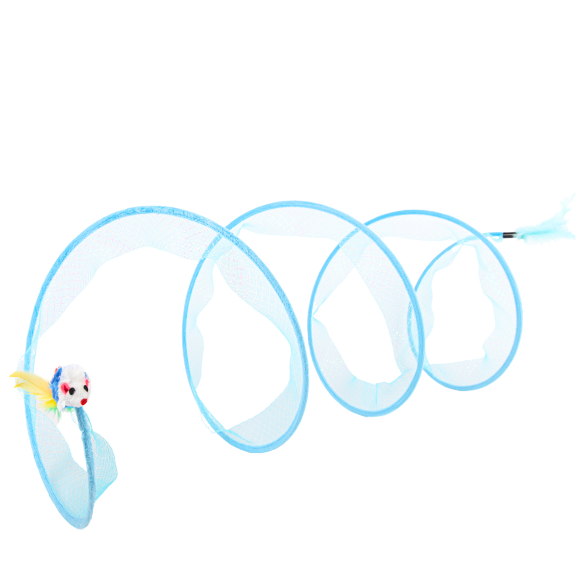 Brookbrand🍁 Blue Spiral Cat Tunnel