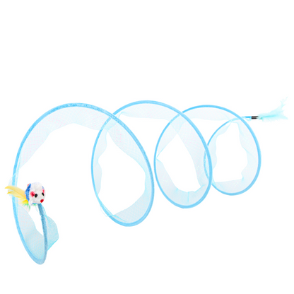 Brookbrand🍁 Blue Spiral Cat Tunnel