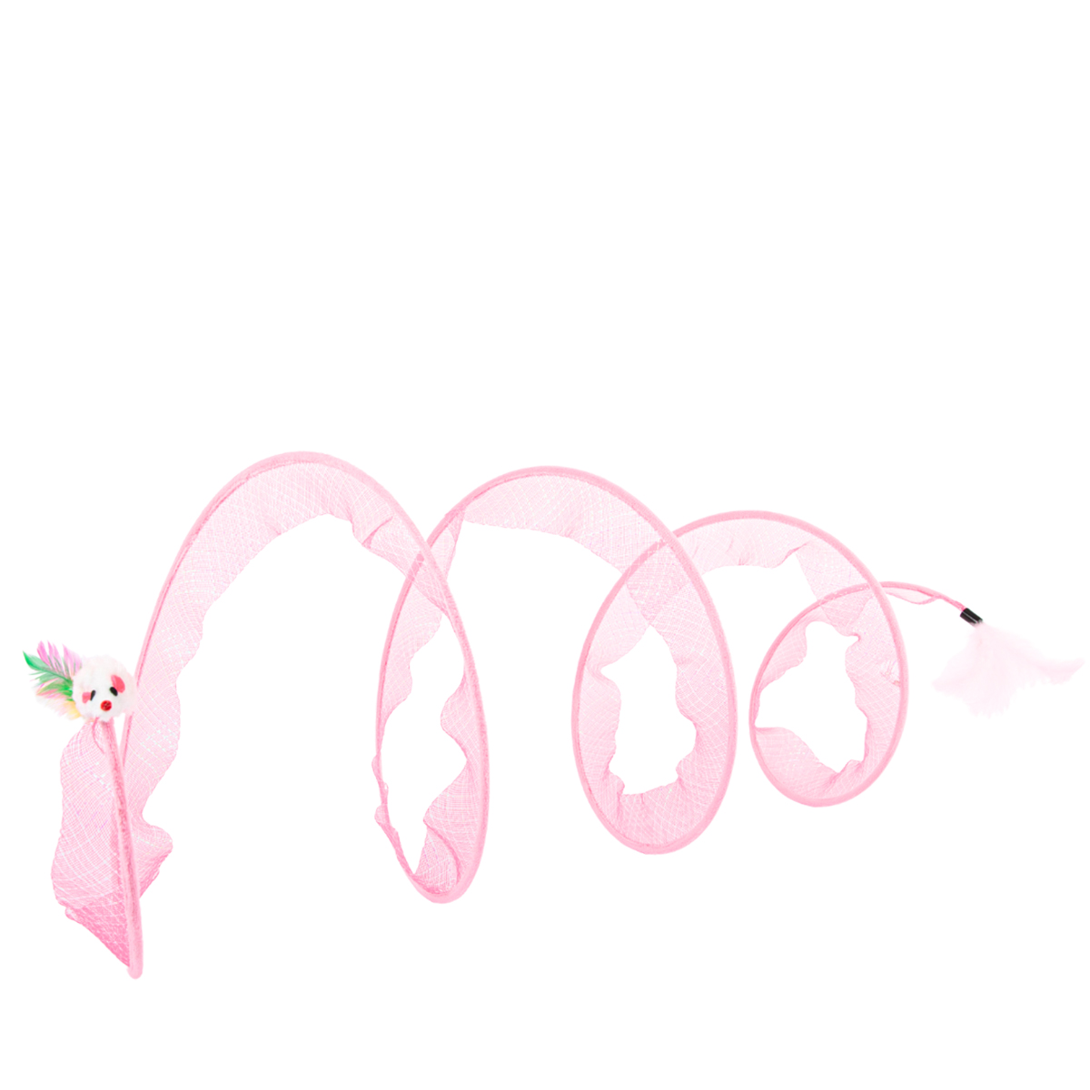 Brookbrand🍁Pink Spiral Cat Tunnel