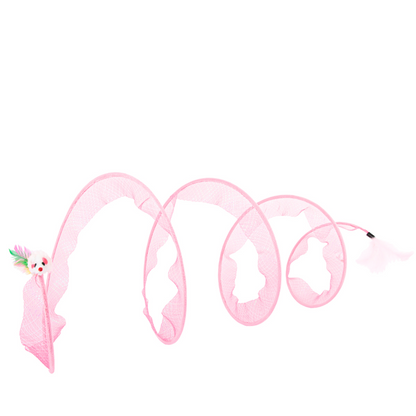 Brookbrand🍁Pink Spiral Cat Tunnel