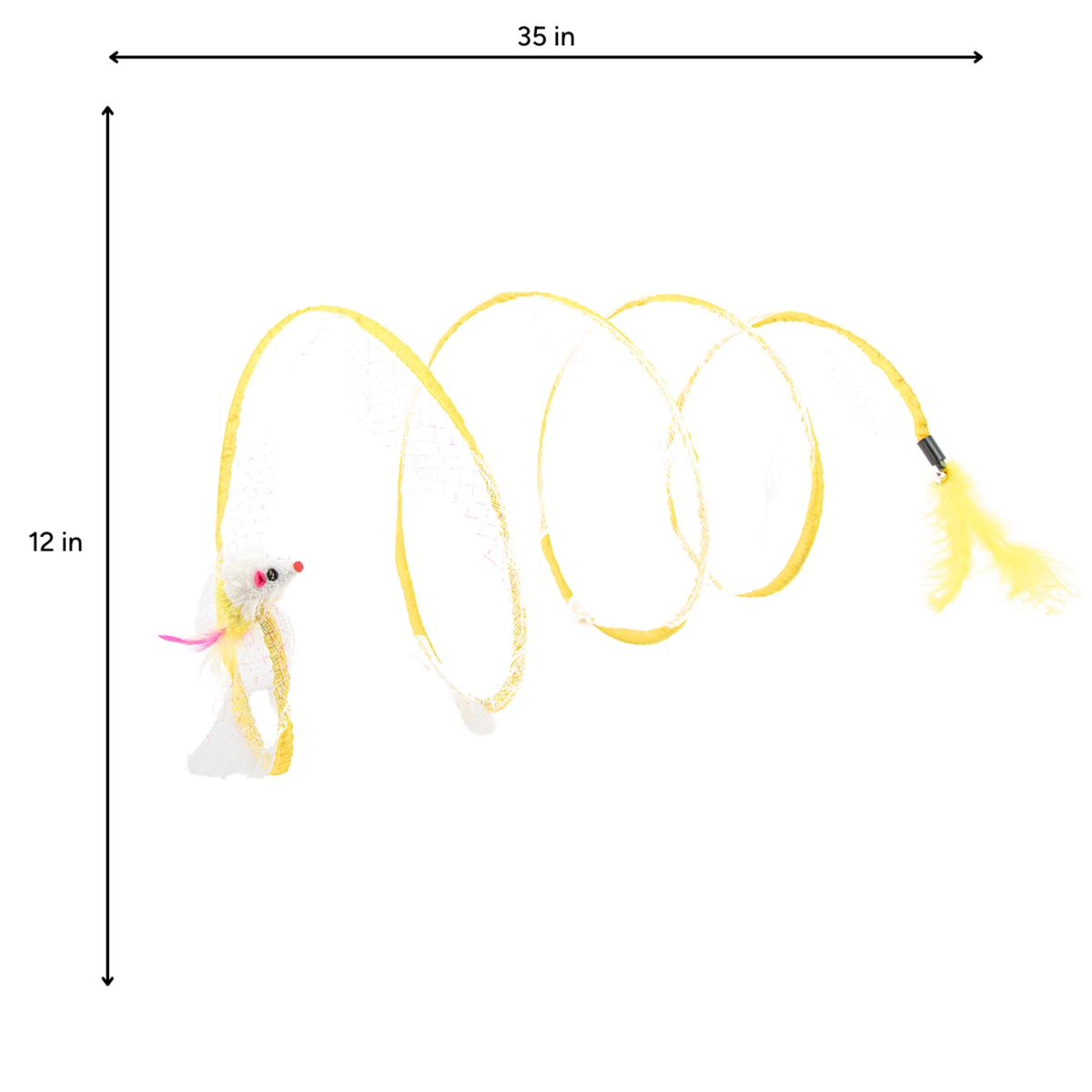 Brookbrand🍁Yellow Spiral Cat Tunnel