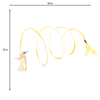 Brookbrand🍁Yellow Spiral Cat Tunnel