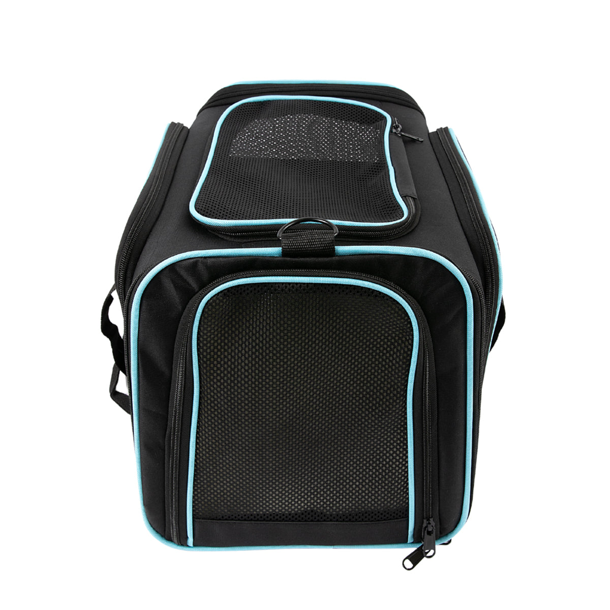 Brookbrand Blue & Black Foldable Soft Pet Carrier
