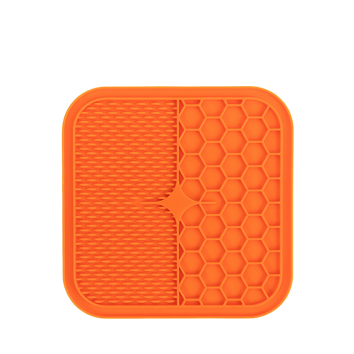 Brookbrand Orange Suction Cup Lick Mat