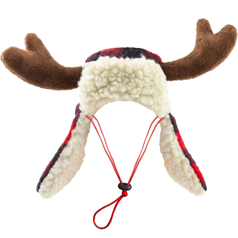 Huxley + Kent Buffalo Check Antler Hat with SnugFit®