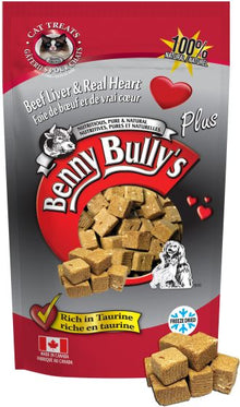 Benny Bully Beef Liver Plus Heart for Cats 25g