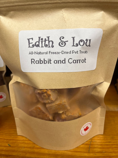 Edith & Lou 🍁Rabbit with Carrot Treats for Dogs