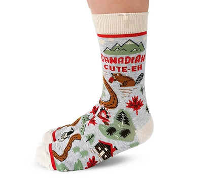 Canadian Cute-eh Socks For Her 🍁Uptown Sox