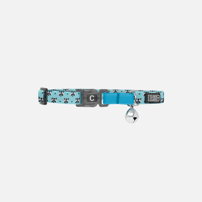 Cloe Cluzo Raccoon  Adjustable Printed Cat Collar