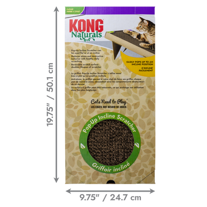 Kong Naturals Pop Up Incline Scratcher with Catnip