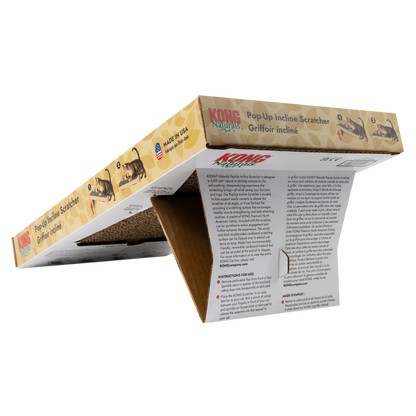 Kong Naturals Pop Up Incline Scratcher with Catnip