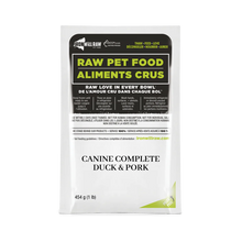 Iron Will Raw 🍁Canine Complete Duck and Pork Dinner 6lb