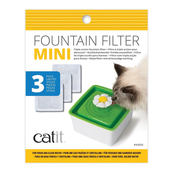 Catit Mini Flower Fountain Replacement Filters 3-pack