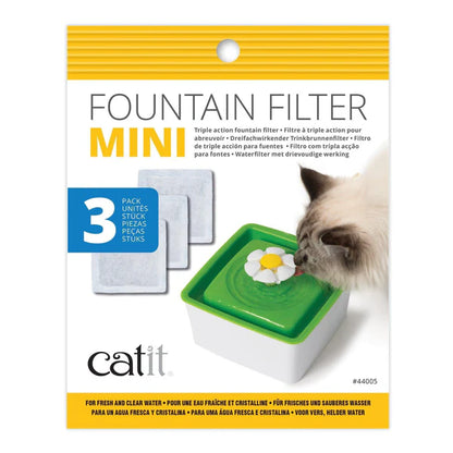 Catit Mini Flower Fountain Replacement Filters 3-pack