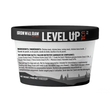 Iron Will Raw® 🍁Level Up Cup Chicken & Turkey in Bone Broth for Dogs & Cats 4oz
