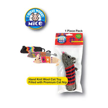 Fair Trade Wooly Mice Organic Catnip Cat Toy 6"