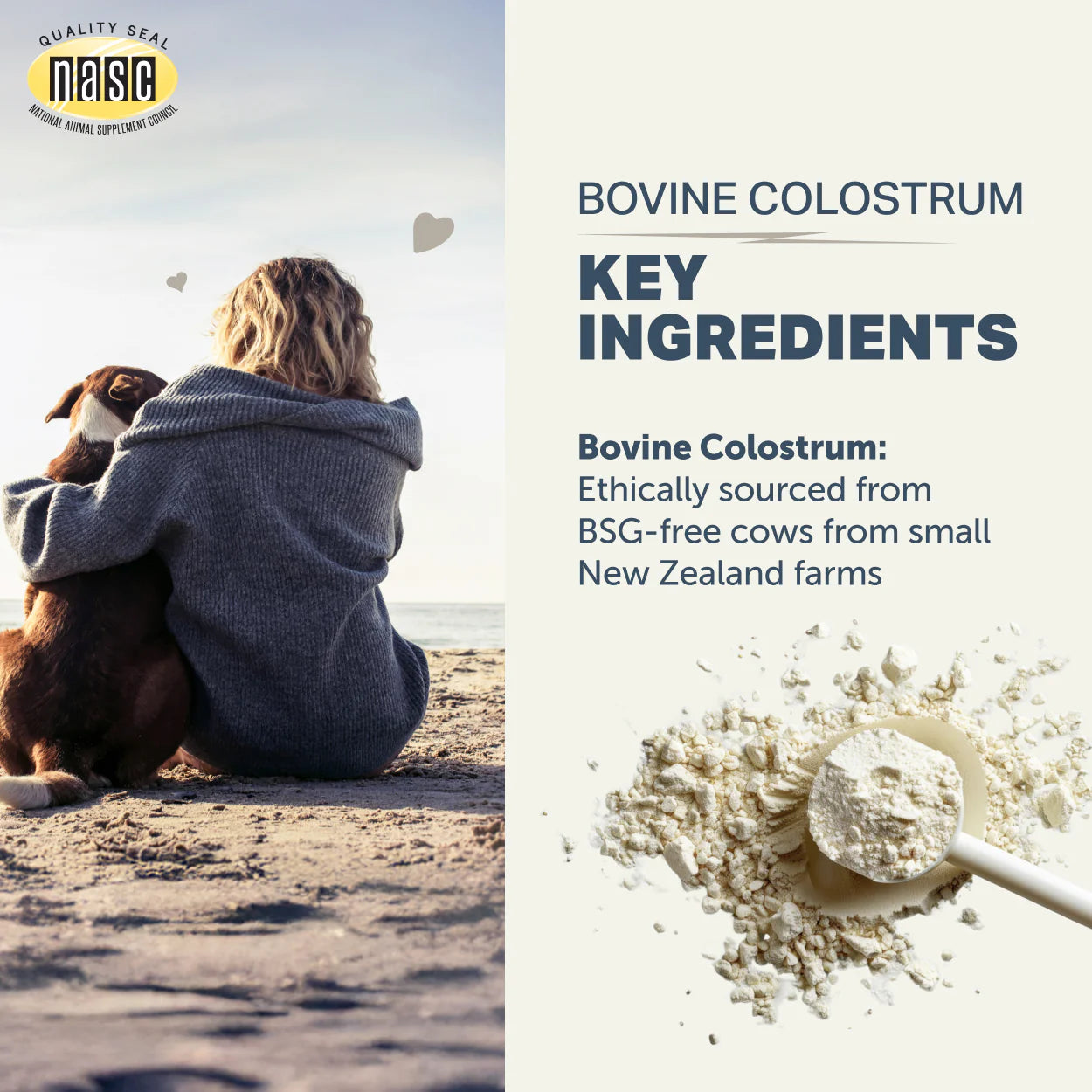 Four Leaf Rover Bovine Colostrum 33g