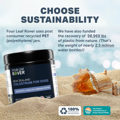 Four Leaf Rover Bovine Colostrum 33g