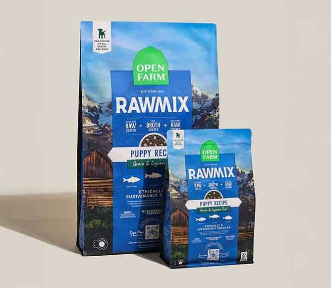 Open Farm® RawMix Puppy Grain Free Salmon, Whitefish & Rockfish