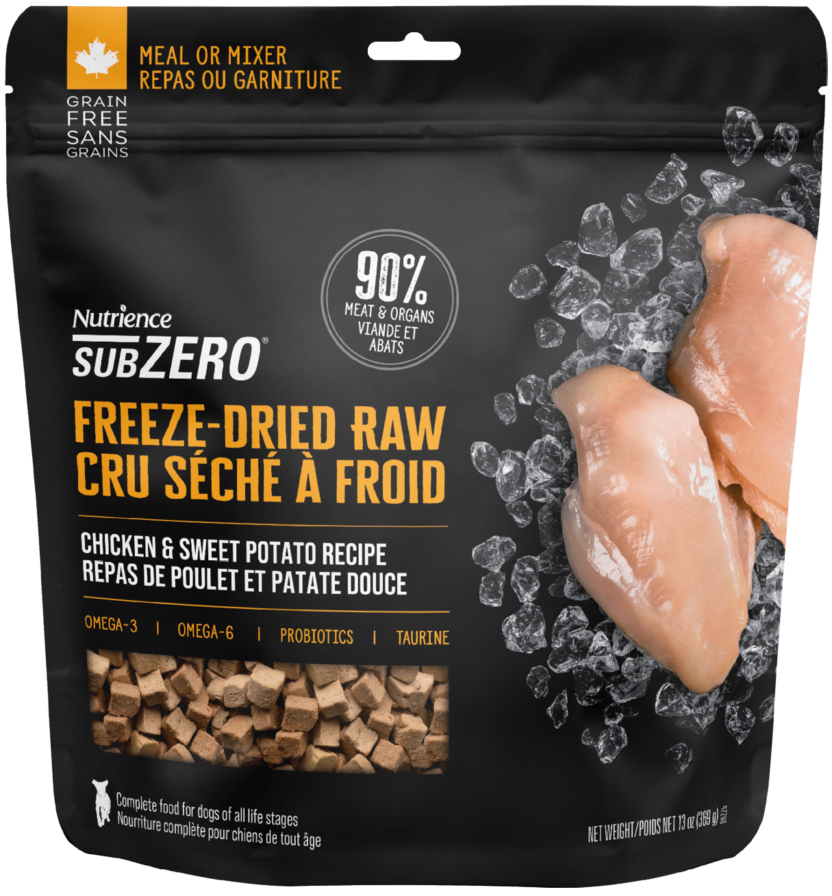 Nutrience SubZero Chicken & Sweet Potato Freeze Dried Raw Dog Food