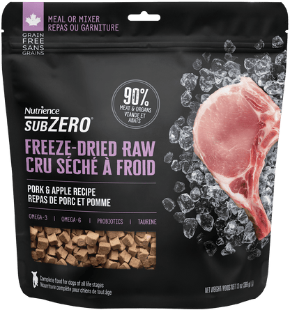 Nutrience SubZero Pork & Apple Freeze Dried Raw Dog Food