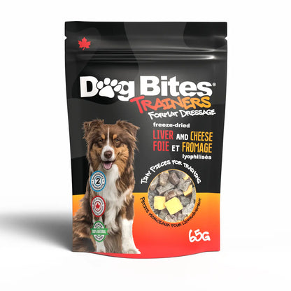 Dog Bites🍁 Freeze Dried Liver & Cheese Trainer Treats 65g