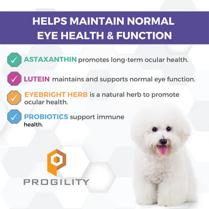 Progility Tear Stain Eye Support 80 Soft Chews
