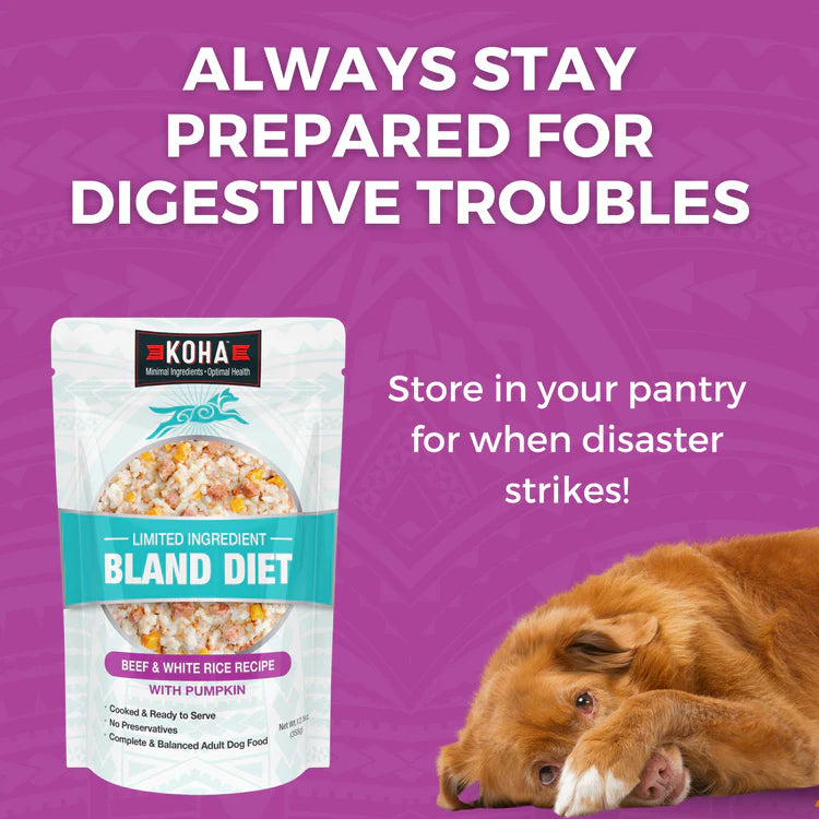 KOHA Bland Diet Beef & White Rice 12.5oz