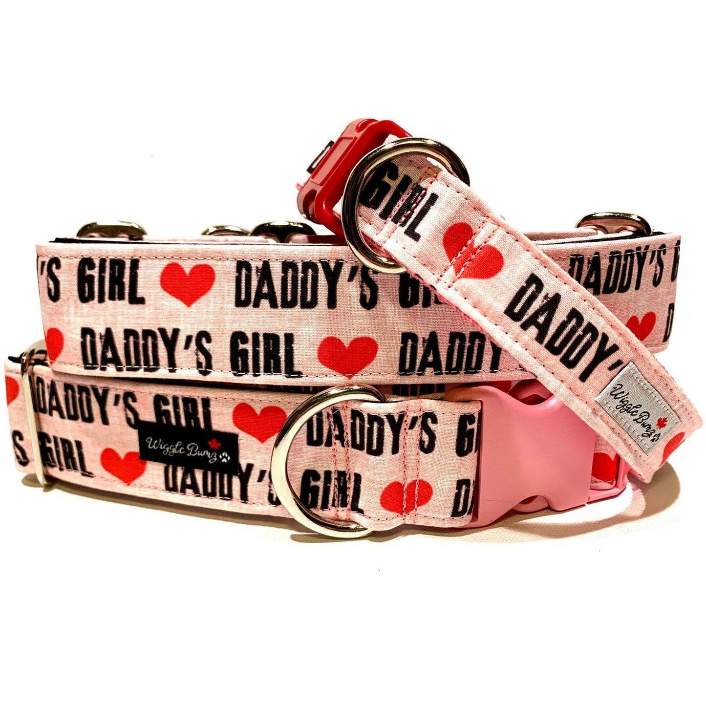 Wiggle Bumz 🍁 Daddy's Girl Martingale Dog Collar